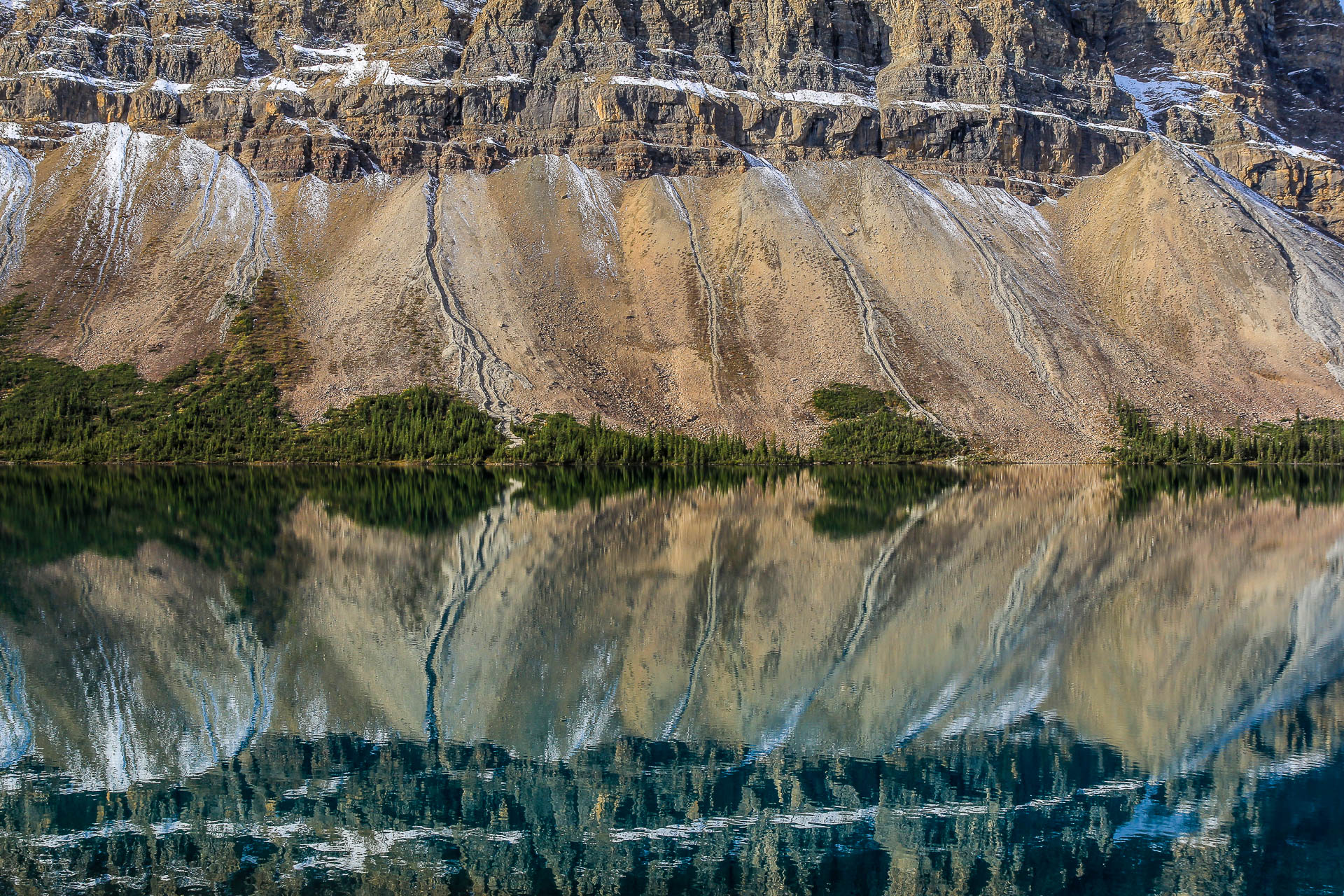 Bow Lake reflections