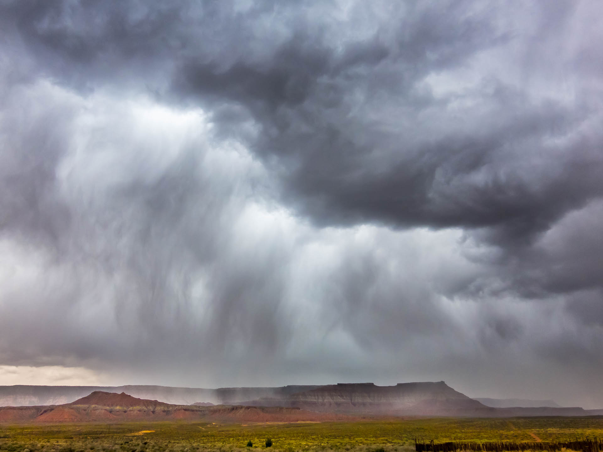 Thunderstorm near Virgin (Utah)