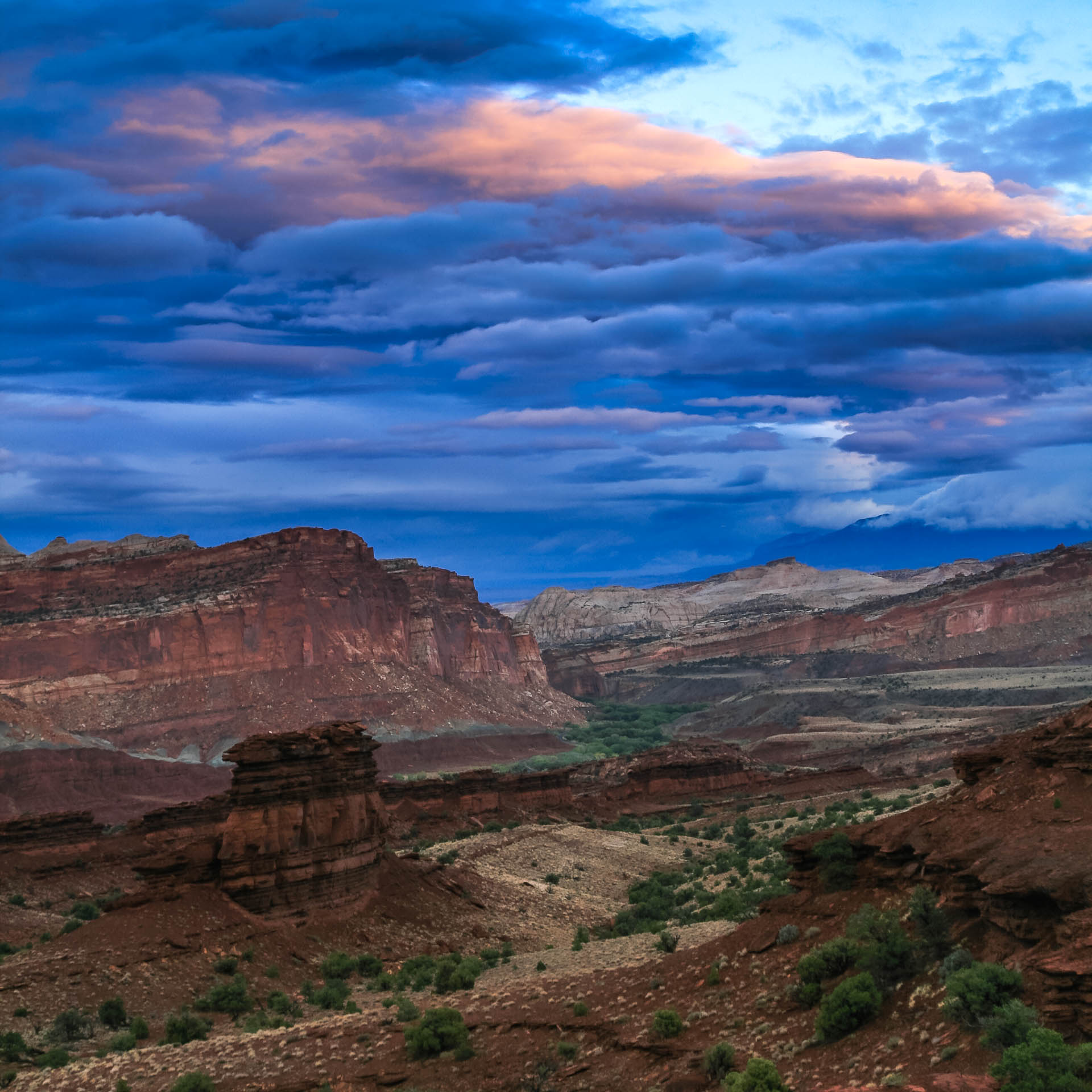 Twilight on the Fremont River (Capitol Reef National Park)